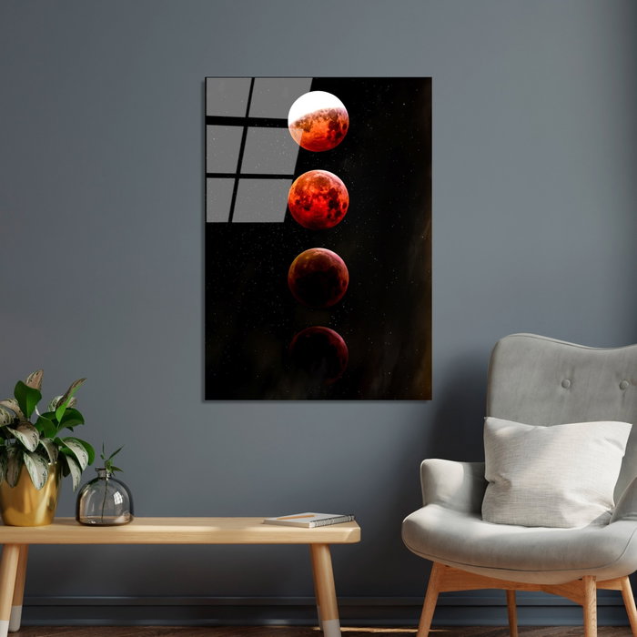 Wallity UV-201 Pintura Decorativa de Vidrio Templado Multicolor 70 x 100 cm